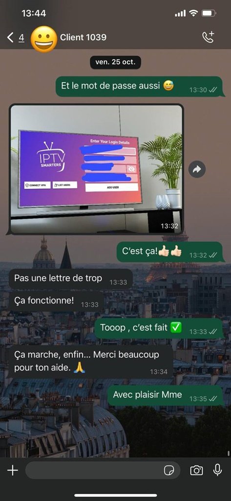 Avis WhatsApp client 4